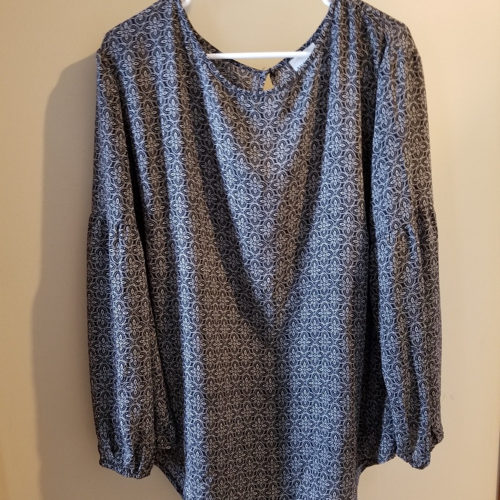 Ava and Viv blouse, 2x, like new!